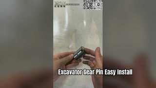 20X-26-21230 Hitam Warna PC60-5 Excavator Swing Gear Pin Mudah Instalasi