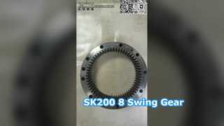 YN32W01056P1 SK200-8 Cincin Roda Gigi Ayun Ekskavator Untuk Suku Cadang Ekskavator Penggerak Ayun