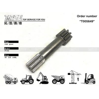 FUFZD-8391-09 Reduktor Planet PC56 Excavator Travel 1 Stage Sun Gear Bagian Motor Untuk Pertambangan Energi