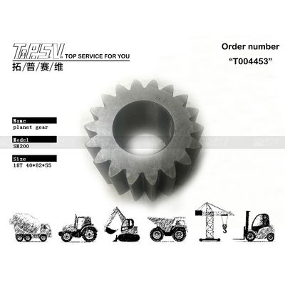 KRC0150 Low Noise Level Round SH200A1 Excavator Swing 2 Stage Planetary Gear Untuk Penggantian Pasca Pasar