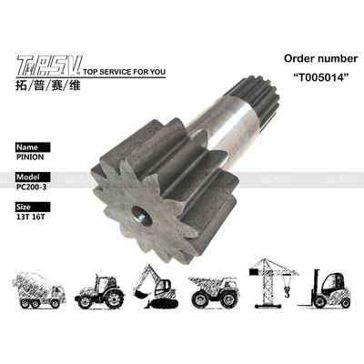 Kompatibilitas Kompatibel dengan 205-26-71393 PC200-3 Excavator Swing Pinion Merek Dan Model Excavator Travel Motor Parts yang Digunakan dalam Mesin Excavator