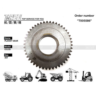 136-2836 Hitam Warna E315 Excavator Travel 1 Stage Planetary Gear dengan tingkat kebisingan rendah dan bahan baja