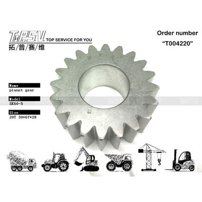 Penggerak Motor Hidraulik SK60-5 Excavator Swing 2 Stage Planetary Gear Untuk Mesin bengkel perbaikan Dalam bahan baja