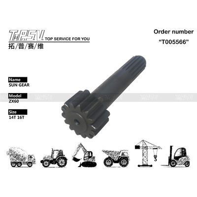 0922107 ZX60 Excavator Travel 1 Stage Sun Gear Gear Box Untuk bengkel mesin