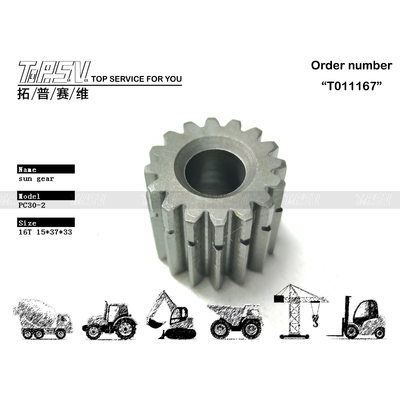 Keakuratan Tinggi PC30-2 Excavator Travel 2 Stage Sun Gear