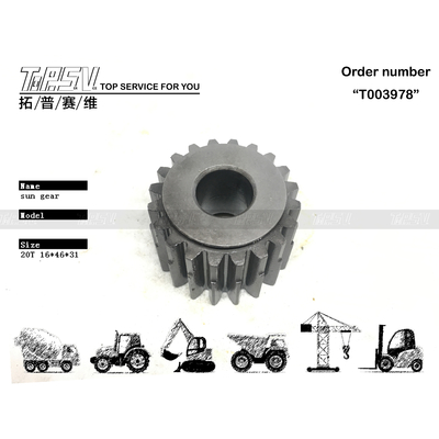 PC30-7 Swing Excavator 2 Stage Sun Gear untuk bengkel mesin