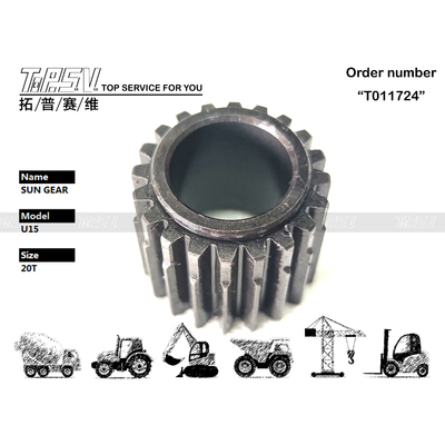 KX15 Excavator Travel 2 Stage Sun Gear Parts Drive Motor Hidraulik