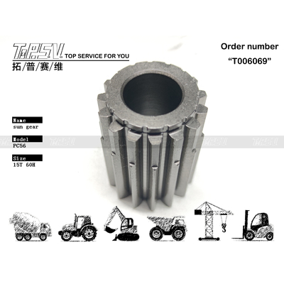 FUFZD-8391-08 Baja PC56 Excavator Travel 2 Stage Sun Gear Motor Parts untuk Aplikasi Pertambangan Energi