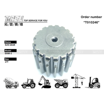 3054866 EX60-2 2 Stage Sun Gear Untuk Oli Gear Perawatan Dalam Sistem Transmisi Excavator
