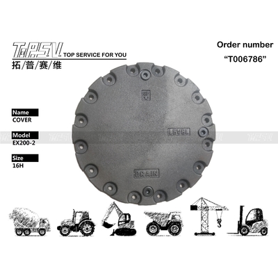 2028763 Ketahanan Keausan dan Kerusakan Gigi Meshing Penutup Perjalanan Excavator EX200-2 yang Dapat Disesuaikan