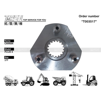 203-26-61120+201-26-62240 Nyaman PC120-6 Excavator Swing 1 Stage Carrier dengan Instalasi Gear Meshing dan Pengemasan Transport Bag Dealt