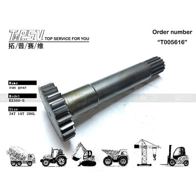 2038915 Gigi Matahari Tahap 1 Perjalanan Ekskavator EX300-5 Hitam dengan Daya Tahan Tinggi dan Warna