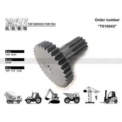 Energi Pertambangan E180 Excavator Travel 1 Stage Sun Gear dengan minyak dan pemeliharaan peralatan tahan lama