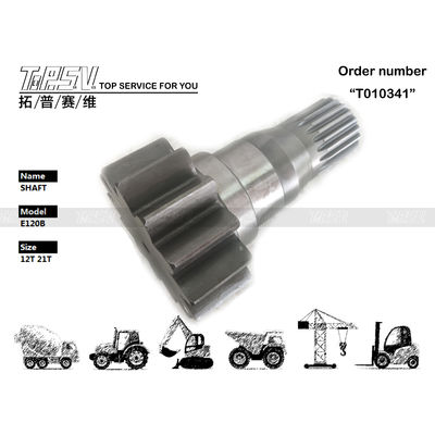 Highly tahan lama E120B Excavator Reducer Swing Pinion Bagian untuk Kinerja Transmisi Optimal