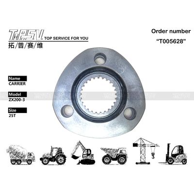 2050691 Hitam ZX200-3 Excavator Travel 1 Stage Carrier Device Tergantung Pada Jenis Pengepakan untuk Penanganan dan Perawatan yang Mudah