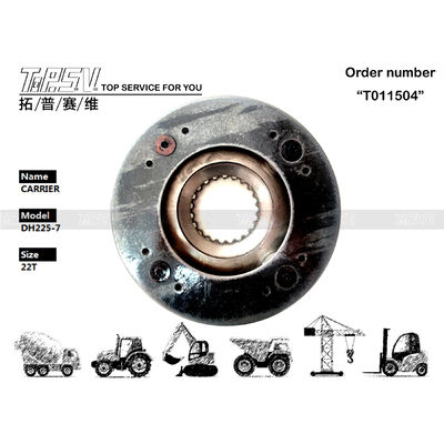 100502-00001 Hitam DH225-7 Excavator Swing 1 Stage Carrier Featuring Gear Meshing Installation Cocok untuk Mesin Berat awet dan tahan lama