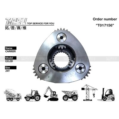 E312D Excavator Swing 2 Stage Carrier ASSY Bagian Untuk Swing Drive Excavator Spare Parts