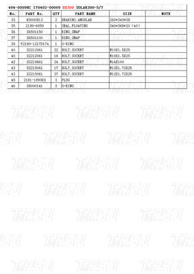 404-00098C 170402-00009 PENGGUNAAN PEMANDUAN Untuk DOOSAN KATALOG DX300 SOLAR300-5/7