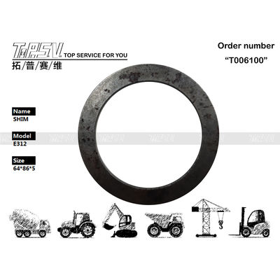 XJDG-00019 Excavator Spare Parts Gear Shim Untuk Hyundai R110-7 64*85.5*5