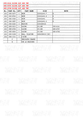 Catalogue E120B 099-4141 Heavy Duty Steel Excavator Final Drive Motor