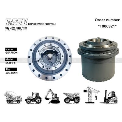 LC15V00026F1 Reduksi Gearbox Assembly Untuk Berbagai Model Excavator SK350-8