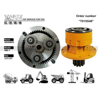 Black Excavator Final Drive Assembly Dengan Warna Khusus R80-7 31N110140