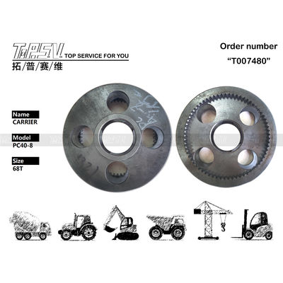 Heavy Duty Black Excavator Spare Parts PC40R-8 Travel 2Stage Carrier