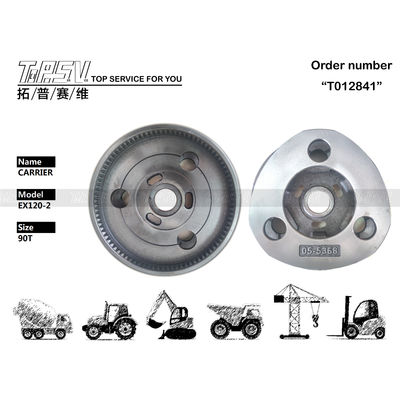 Hitam EX120-2 Travel 2Stage Planetary Gear Carrier Dengan Baja 1014516