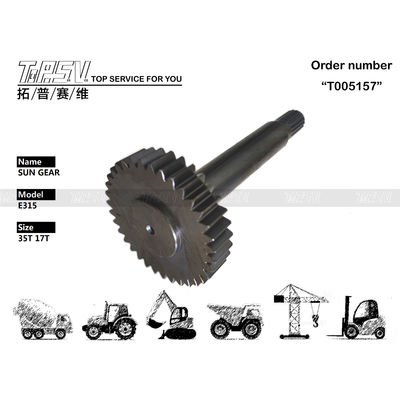 Perjalanan 1Stage E315A Excavator Sun Gear Untuk Sistem Transmisi 102-6520