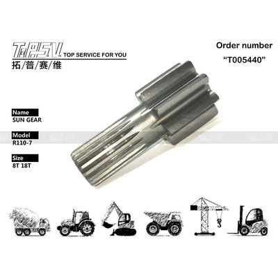 XKAY-01758 Excavator Custom Final Drive Gear R110-7 Perjalanan 1 Tahap