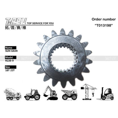 Hitam R220-9 Excavator Swing 1Stage Final Drive Gear Baja 39Q6-12320