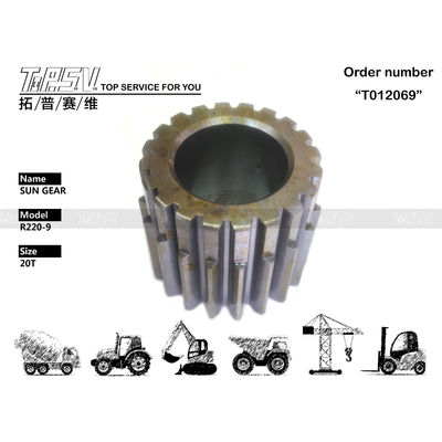 R220-9 Excavator Sun Gear Travel 2Stage 39Q6-42240 dengan pemeliharaan minyak