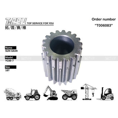 SK55 Excavator Travel 2Stage Custom Final Drive Gears untuk pemasangan mesin yang mudah