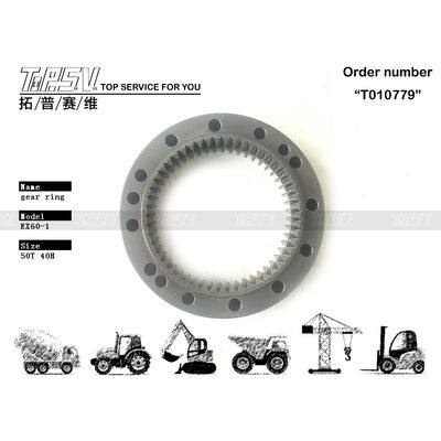 EX60-1 Penggiling Swing Internal Ring Gear Baja 2024937 untuk Perbaikan Mesin