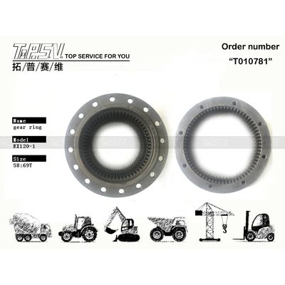 EX120-1 Swing Ring Gear Excavator 1010014 Resistensi Pakai Untuk Rotasi