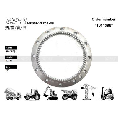Daya tahan tinggi EC290 Gearbox Ring Gear SA7118-38460 Dengan Fungsi Berputar