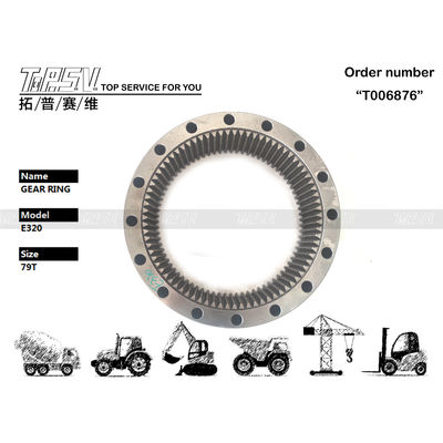 E320 Inner Ring Gear Wear Resistance Untuk Sistem Transmisi Excavator 79T 7Y-1631