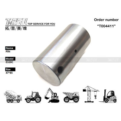 E320C suku cadang excavator Swing 2Stage Gear Pin Steel 148-4634