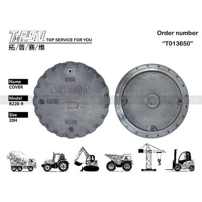 R220-9 Penggerak Akhir Excavator Cover 39Q6-42330 dengan ketahanan abrasi