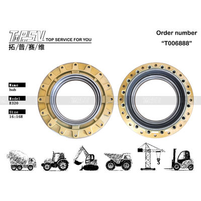 Wear Resistance E320 Excavator Final Drive Hub 114-1486 Pemasangan baut