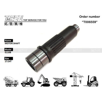 107-6556 Perjalanan Arus Motor Hidraulik untuk Excavator E315 Pengolahan Panas