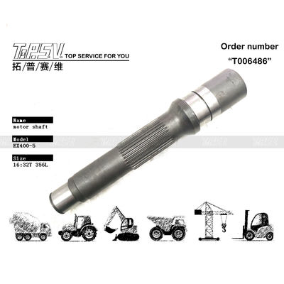 EX400-5 Excavator Travel Hydraulic Motor Shaft 0352203 Dengan Pengolahan Panas