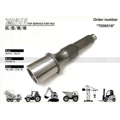 PC200-5 Excavator Travel Motor Shaft Untuk mesin tugas berat 708-8H-12110