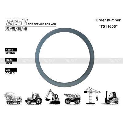 096-5930 SG08 Excavator Travel Motor Parts Swing Spring Untuk Pertambangan Dan Energi