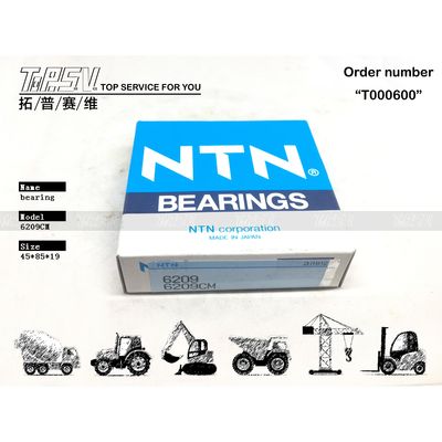 XKAY-00449 6209CM Excavator 6209 Ball Bearing Dengan Pengolahan Panas