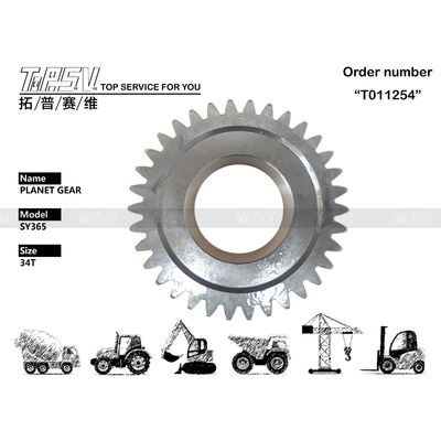 Baja yang diobati panas DH420-7 Travel 2 Stage Planet Gear Excavator Gearbox - Tersedia untuk pengiriman segera