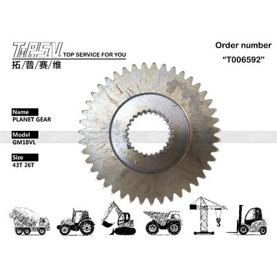 Kotak Motor Penggerak Excavator Hitam yang Kuat untuk Transmisi yang Lebih Lemes PC120-6 Travel Planet Gear