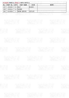 9118328 EX60-3 Excavator Swing Drive Catalog Motor Parts dengan Reducer Planetary Gear