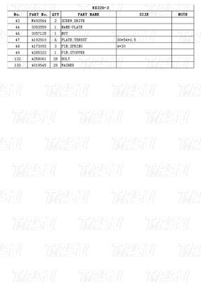 EX220-2 Katalog Penggerak Perjalanan Ekskavator Peredam Planet 9091682 9116394 9116395
