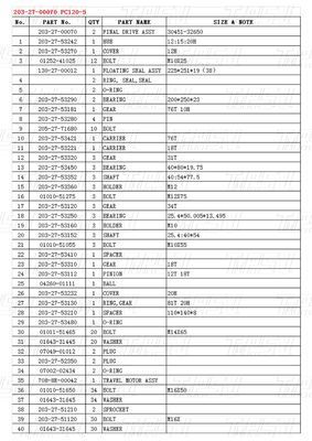 Bolt On Hydraulic Swing Motor / Travel Motor Drive untuk OEM Excavator